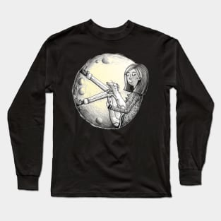 My Special Moon - Fullmoon - Woman & Dog Long Sleeve T-Shirt